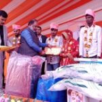 बलिया में मुख्यमंत्री सामूहिक विवाह समारोह, परिणय सूत्र में बंधे 227 जोड़े