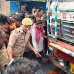 बलिया में ट्रक ने ली बाईक सवार युवक की जान, एक घायल