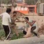बलिया में दबंगों ने तीन लोगों को पीटा, सूचना पर पहुंची पुलिस को भी नहीं बख्शा, दो गिरफ्तार