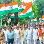बलिया बलिदान दिवस पर खुला जेल का फाटक, निकाली तिरंगा यात्रा